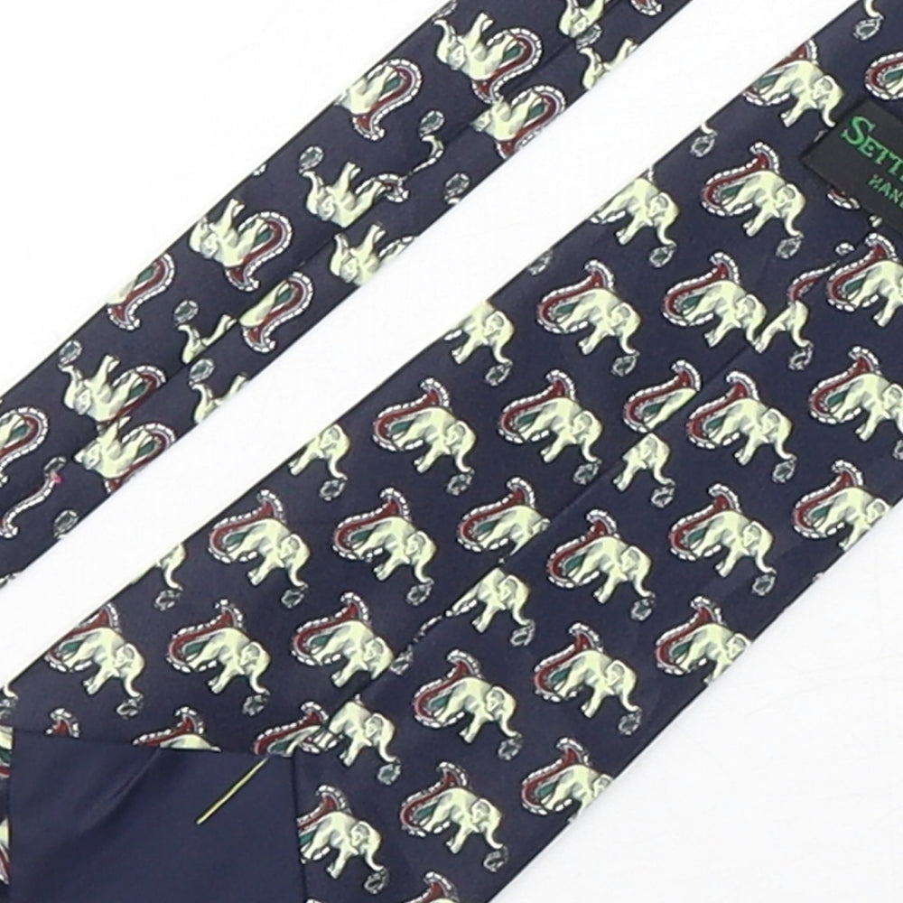 Mens Sette & Bello Multicoloured Paisley Pointed Tie