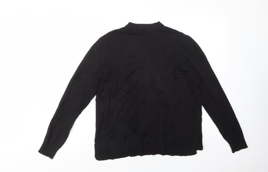 Womens UK Size M H&M Black Pullover Jumper