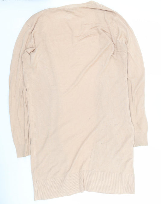 Womens UK Size M Oasis Brown Cardigan Jumper