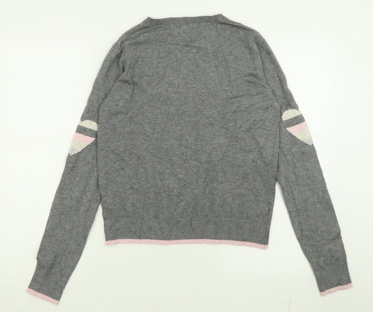 Womens UK Size XS NEXT Grey Pullover Jumper