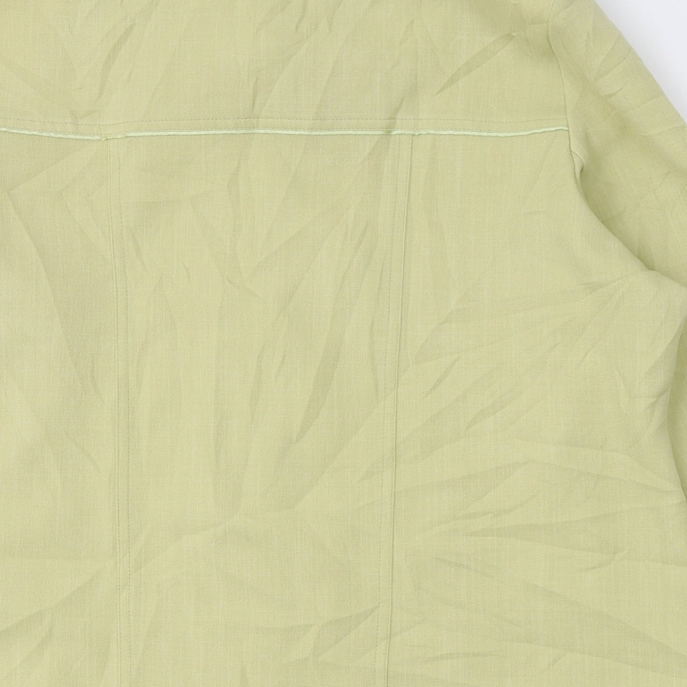 Womens UK Size 18 SLIMMA Green Jacket
