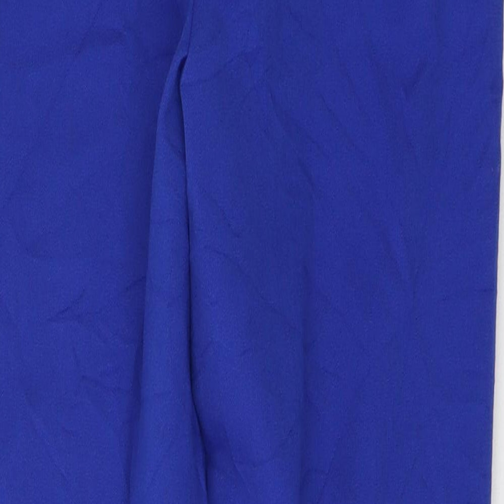Womens UK Size 6 Marks and Spencer Regular Fit Blue Trousers