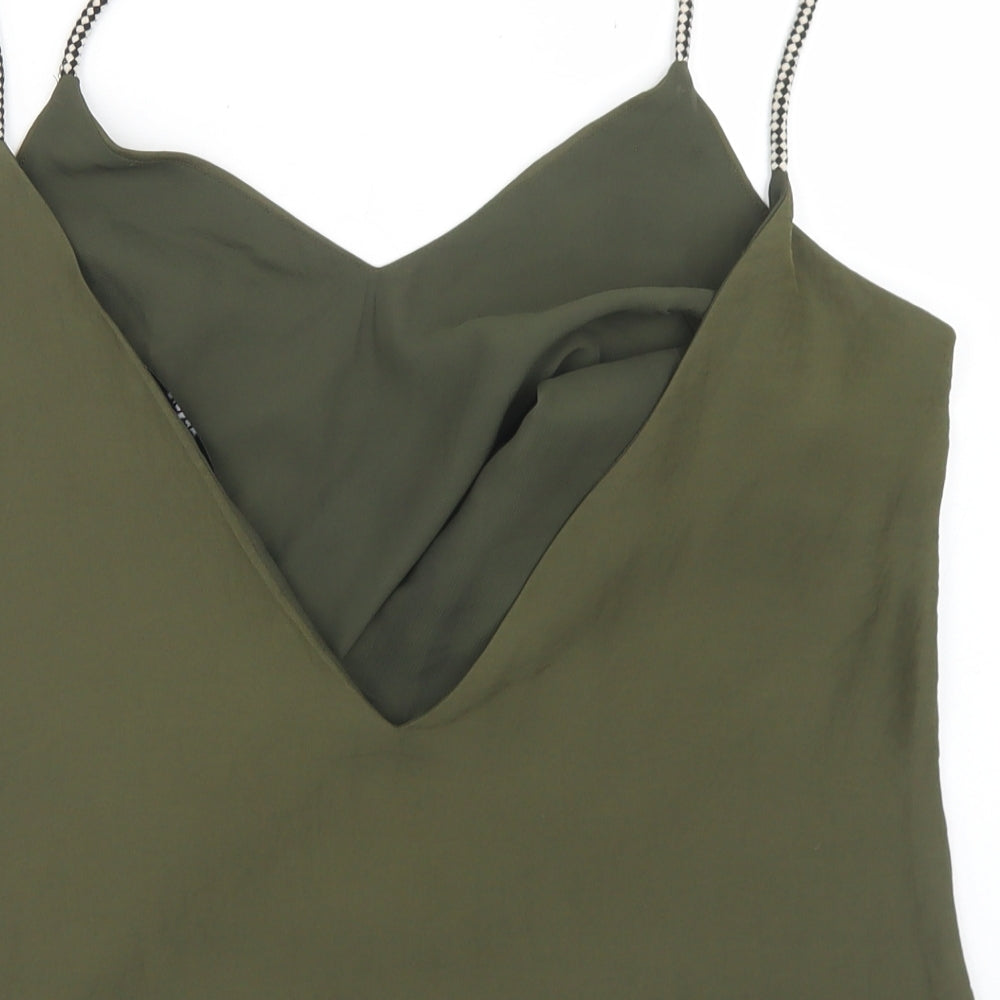 Womens UK Size S Goldie Green Camisole Blouse