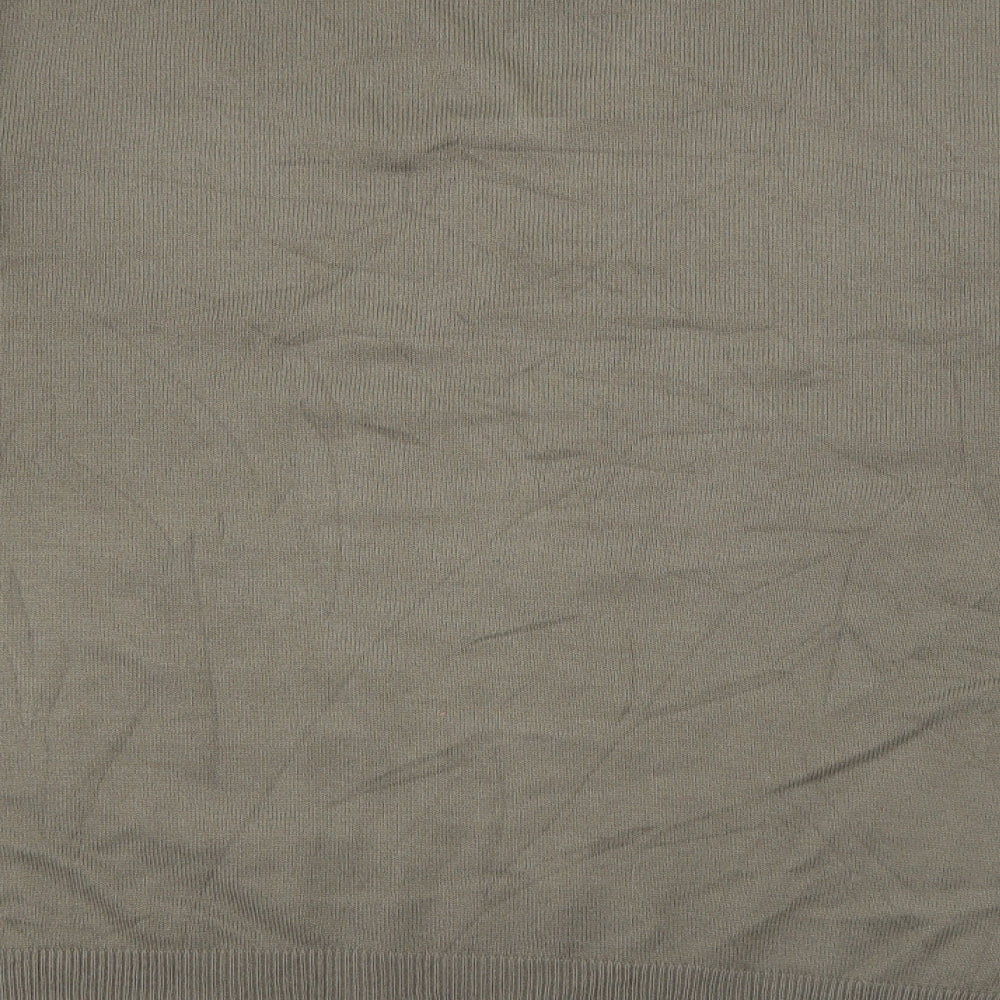 Greenwoods Escape Mens Green V-Neck Argyle/Diamond Acrylic Pullover Jumper Size L