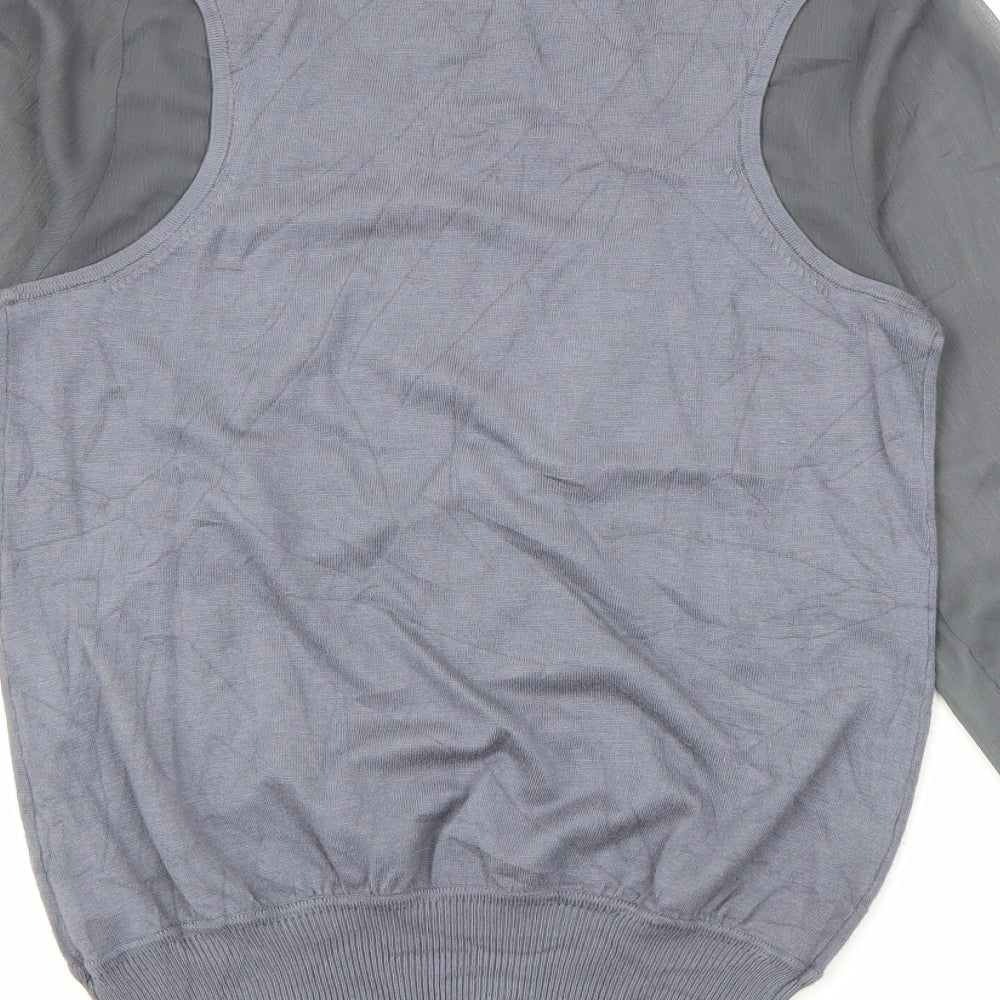 Womens UK Size 10 NEXT Grey Pullover Jumper