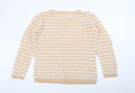 Womens UK Size S Savida Beige Pullover Jumper