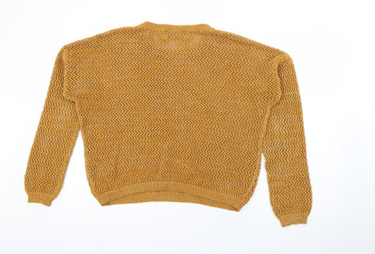 Womens UK Size 16 Springfield Yellow Pullover Jumper