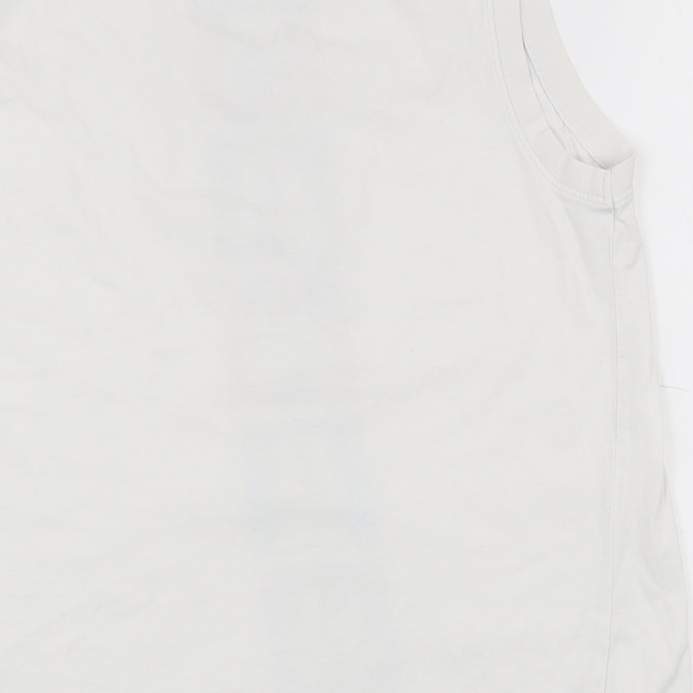 Womens UK Size 12 NEXT White Basic Tank