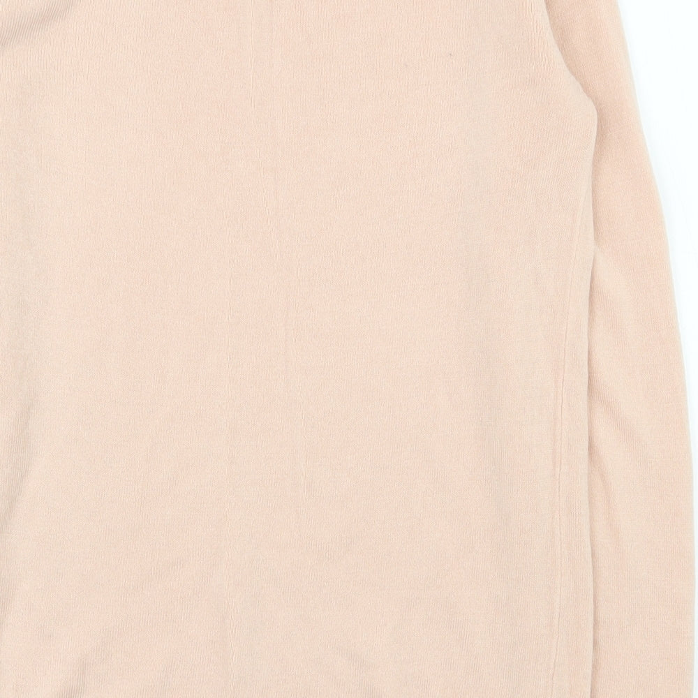 Atmosphere Womens Pink Round Neck Acrylic Pullover Jumper Size 8