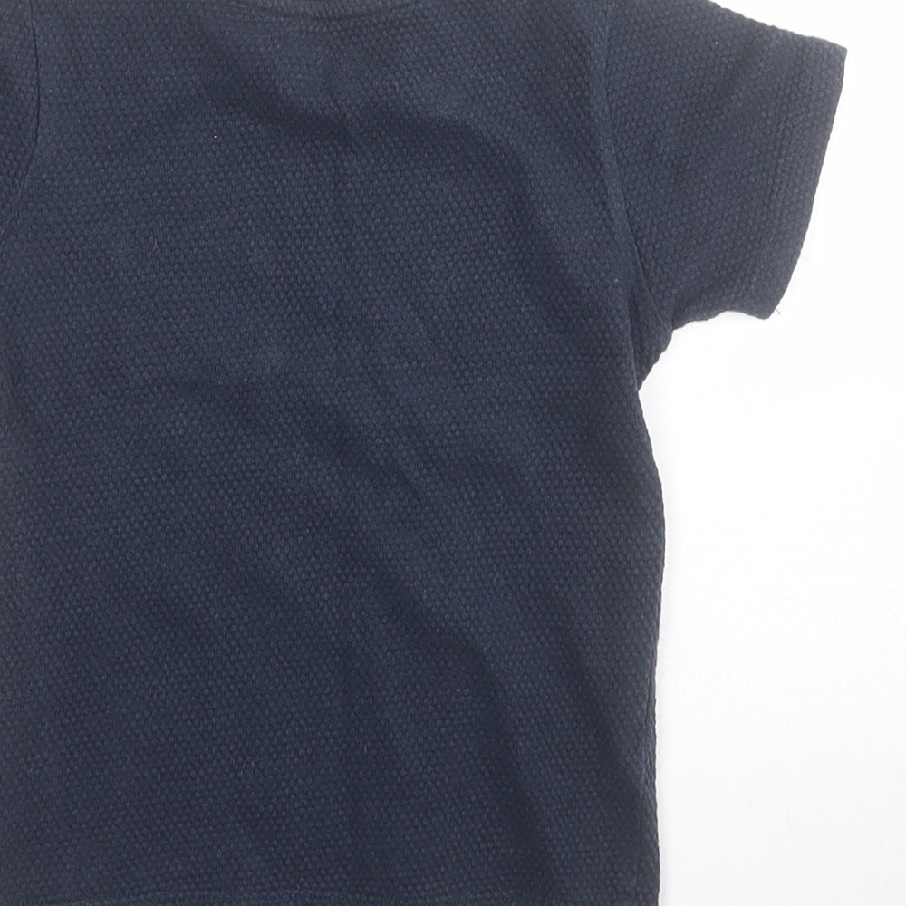 Primark Baby Blue 100% Cotton Pullover Polo Size 18-24 Months Round Neck Pullover