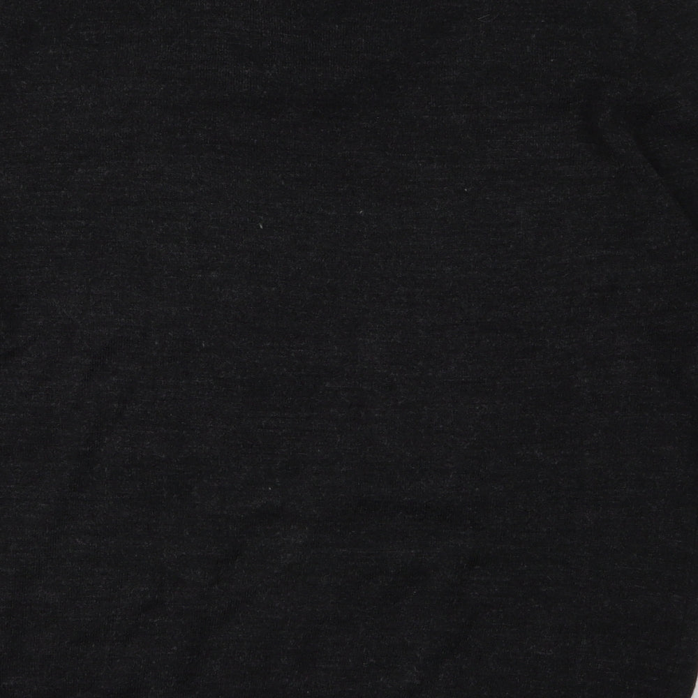 Cedar Wood State Mens Grey V-Neck Acrylic Pullover Jumper Size M