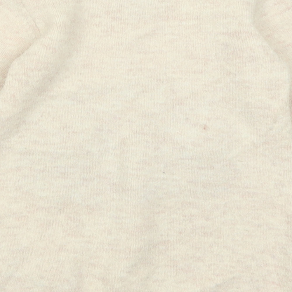 Primark Girls Pink Acrylic Jumper Dress Size 18-24 Months Crew Neck Button - Hedgehog