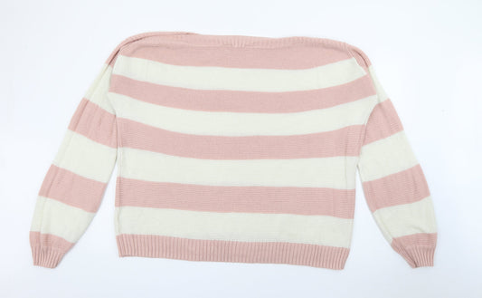 Womens UK Size 14 Dorothy Perkins Pink Pullover Jumper