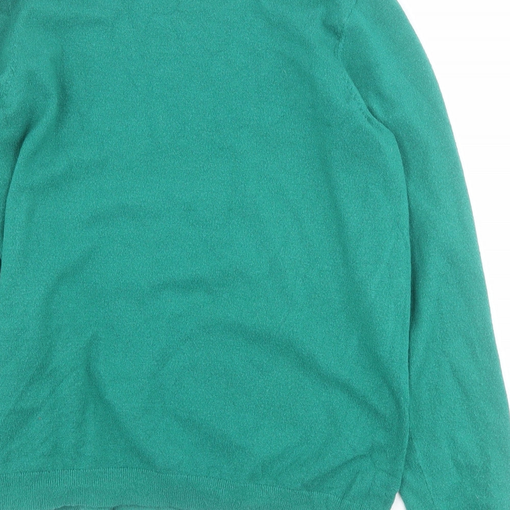 Womens UK Size M Savida Green Pullover Jumper