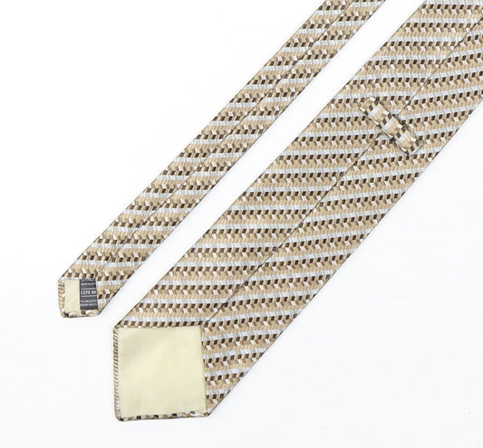 Marks and Spencer Mens Multicoloured Geometric Polyester Pointed Tie One Size