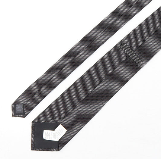 Marks and Spencer Mens Multicoloured Striped Polyester Pointed Tie One Size