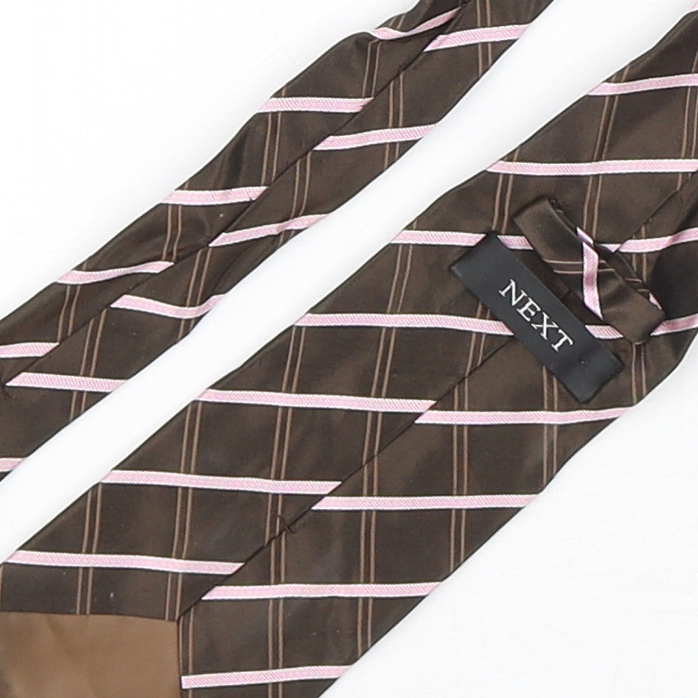 Mens NEXT Multicoloured Plaids & Checks Pointed Tie
