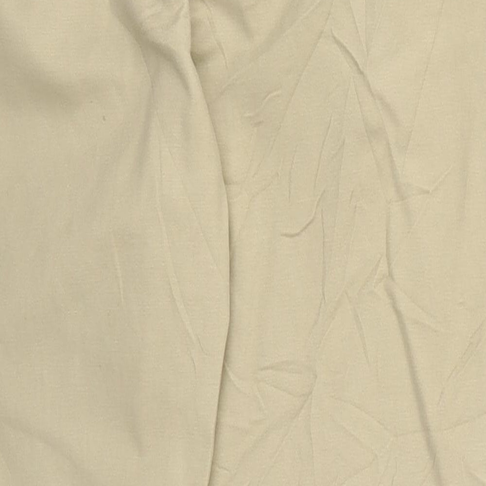 Womens UK Size 8 Gap Regular Fit Beige Trousers