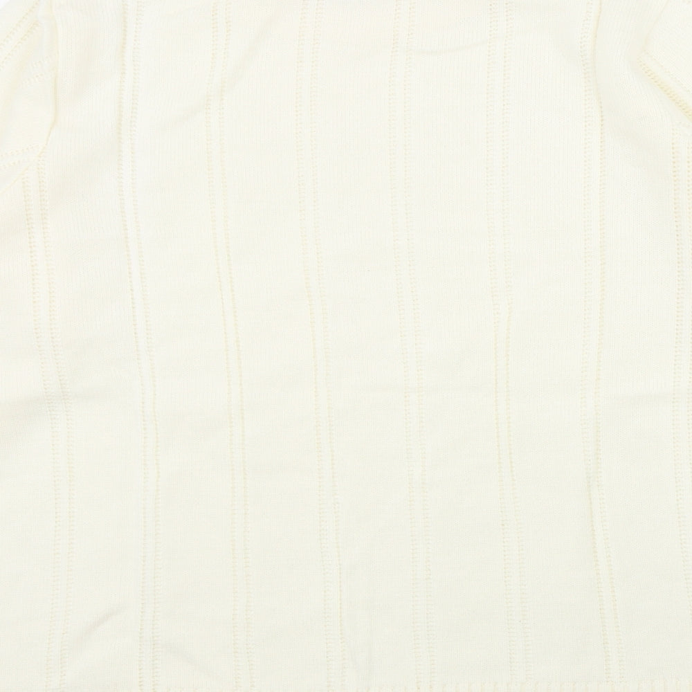 Womens UK Size 14 Daxon Ivory Pullover Jumper