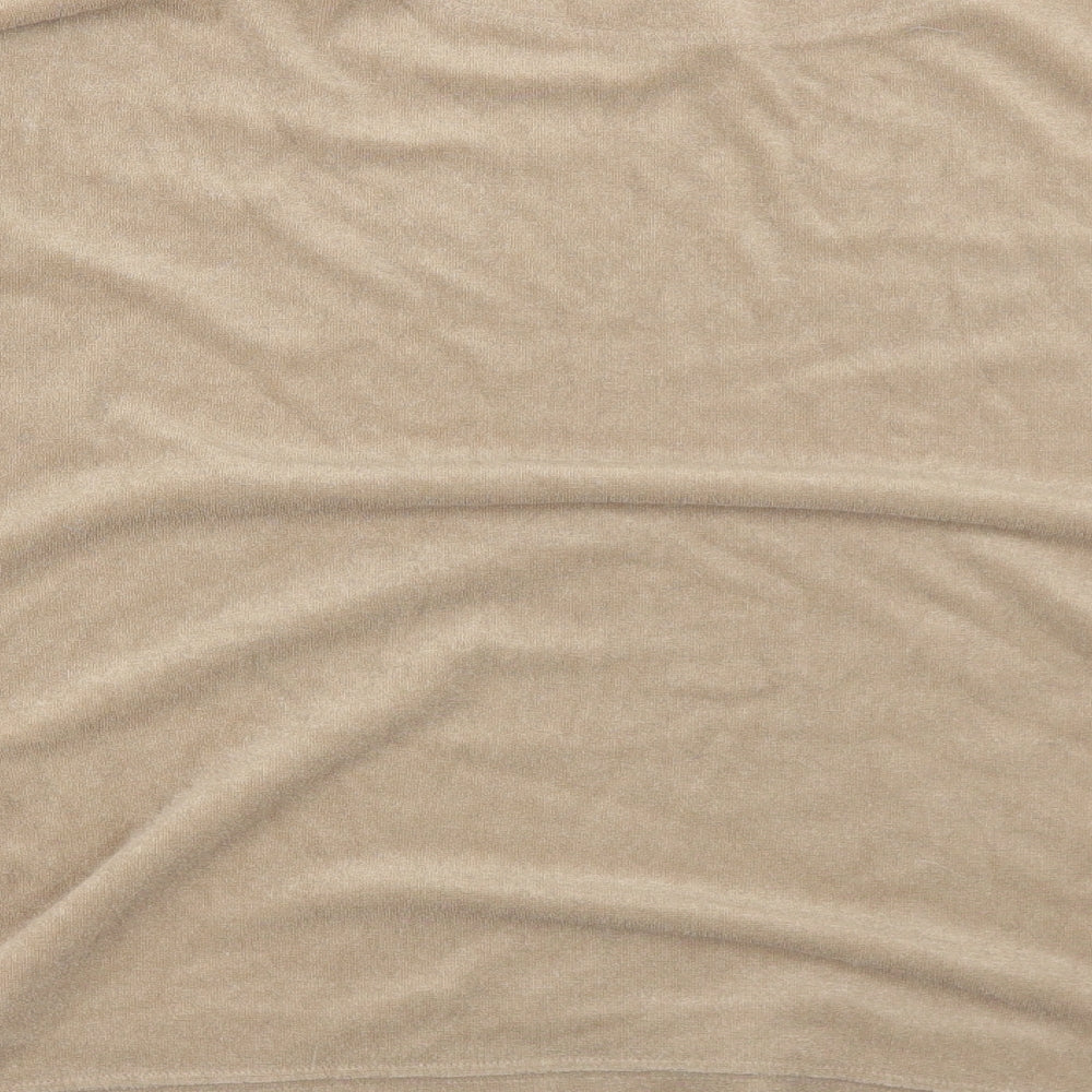 H&M Womens Brown Polyester Pullover Sweatshirt Size L