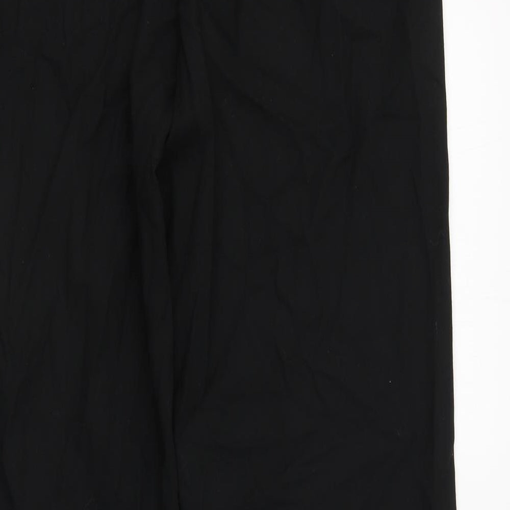 Womens UK Size 12 NEXT Regular Fit Black Trousers
