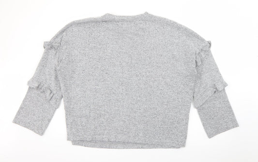 Womens UK Size 18 Dorothy Perkins Grey Pullover Jumper