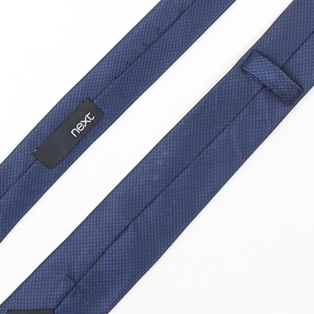Mens NEXT Blue Geometric Pointed Tie