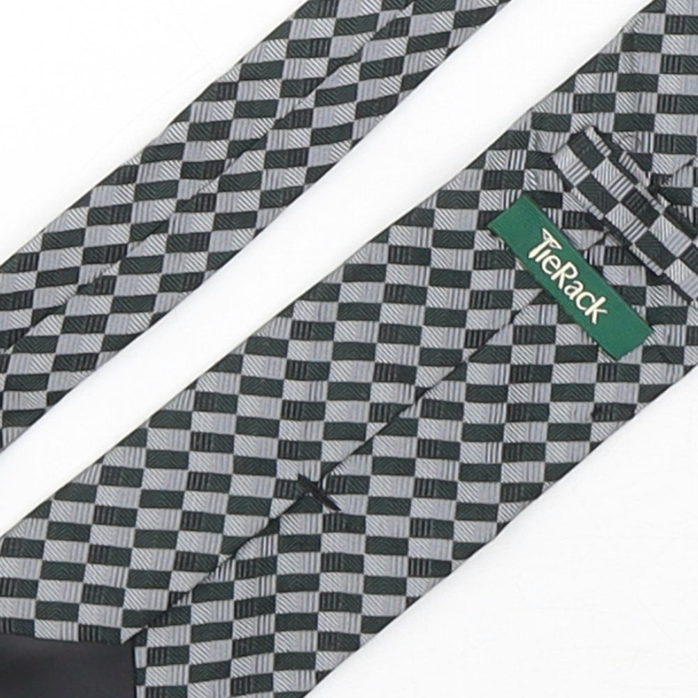 Tie Rack Mens Multicoloured Plaids & Checks Silk Pointed Tie One Size