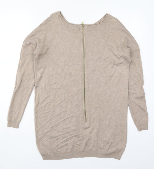 Womens UK Size XS Atmosphere Beige Pullover Jumper