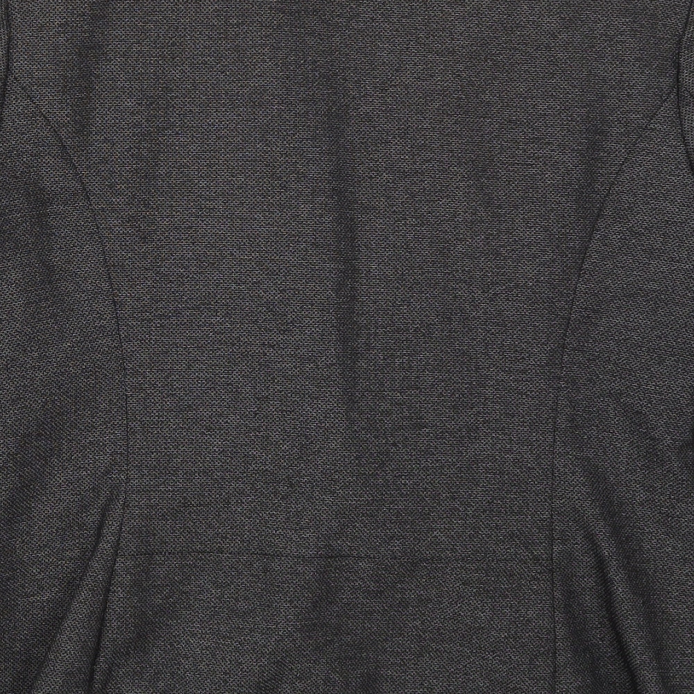 NEXT Womens Grey Polyester Jacket Suit Jacket Size 14