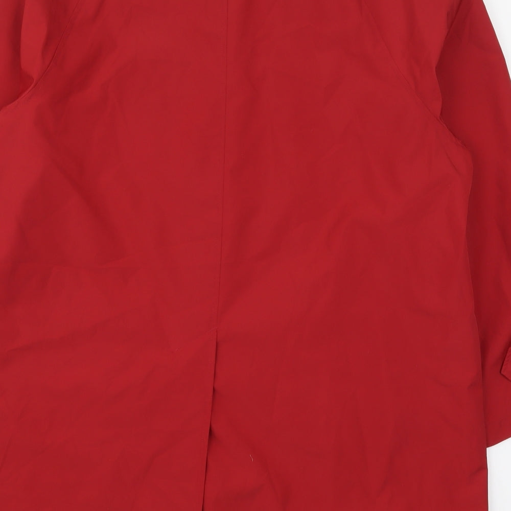 Womens UK Size M Dannimac Red Overcoat