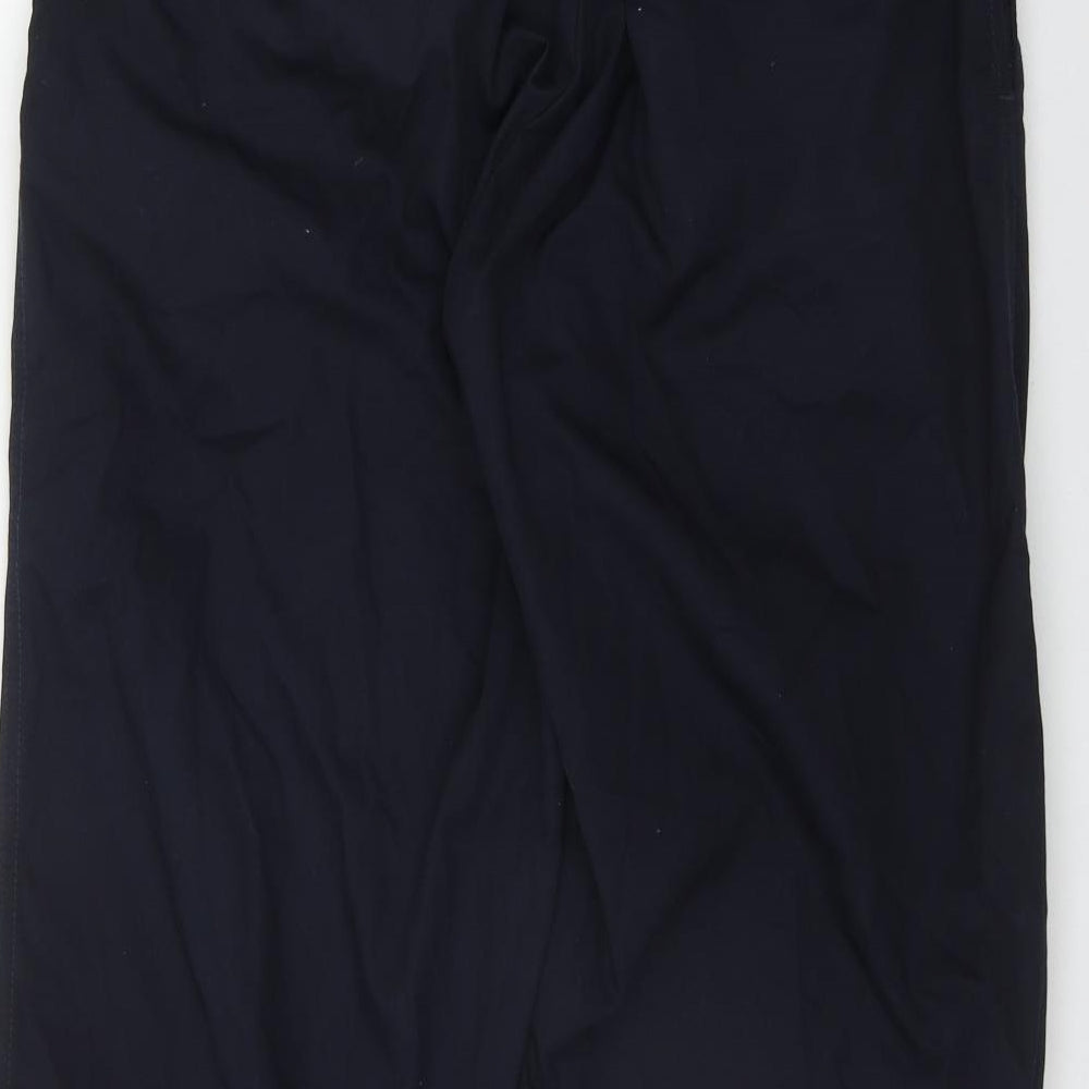 Preworn Mens Blue Polyester Trousers Size XS L27 in Regular Drawstring