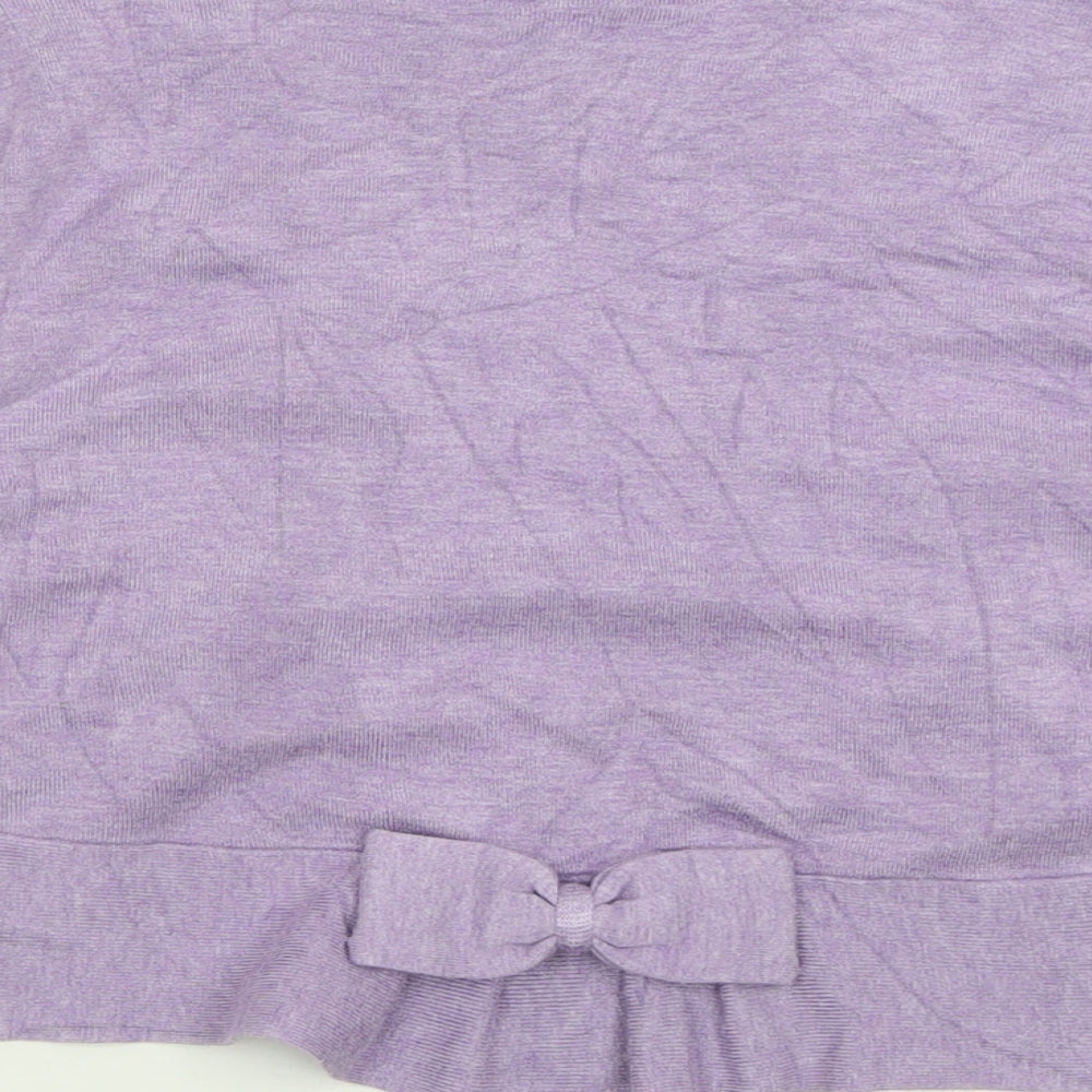 Womens UK Size M CC Purple Cardigan Jumper