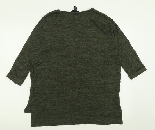 Womens UK Size S New Look Green Pullover Jumper