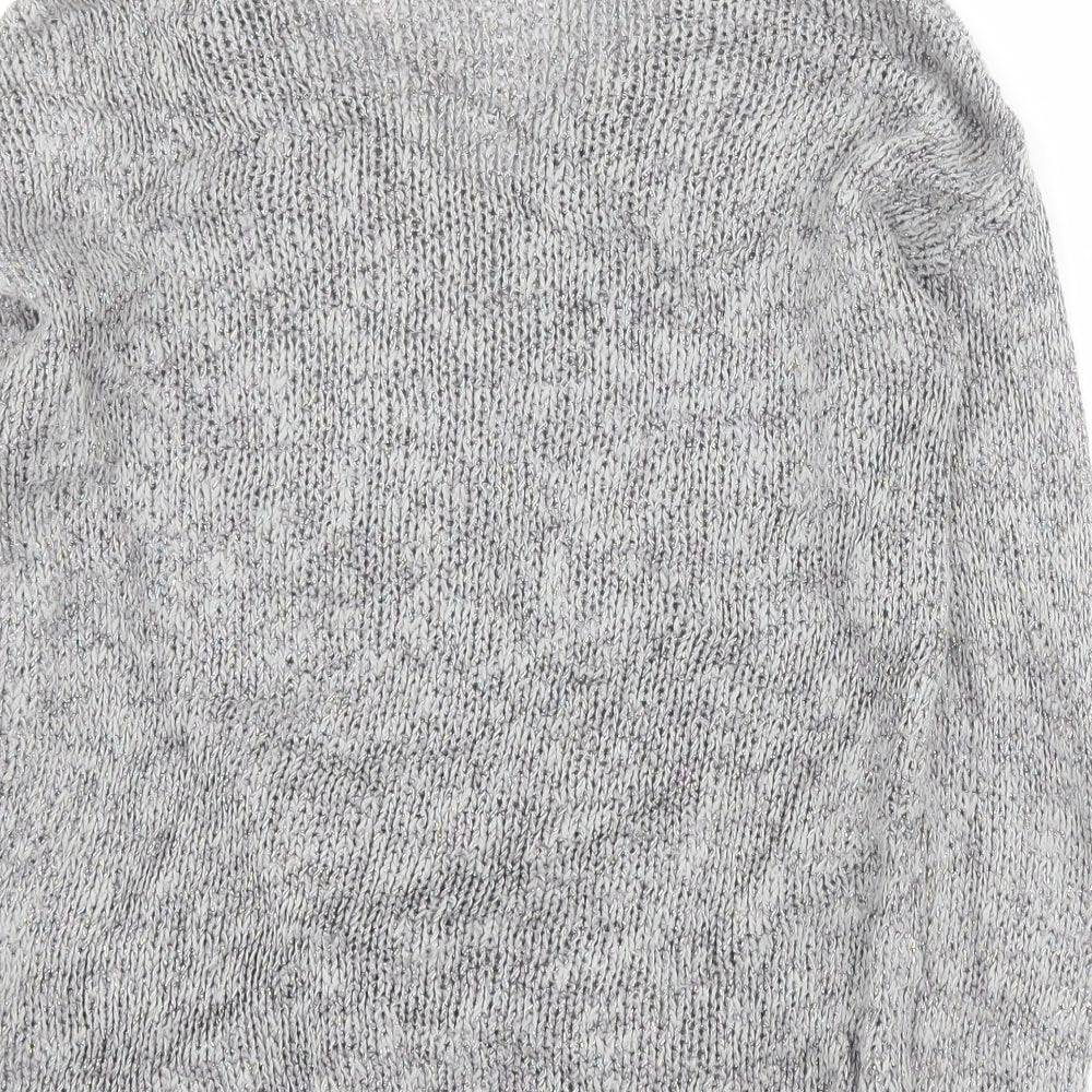 Womens UK Size 8 Marks and Spencer Grey Pullover Jumper