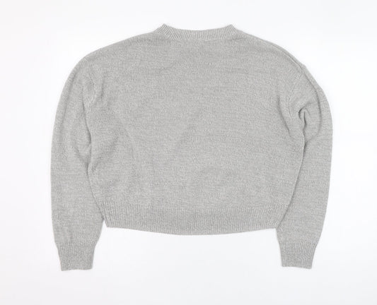 Womens UK Size S H&M Grey Pullover Jumper