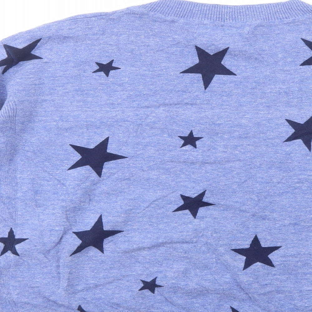 Womens UK Size S Marks and Spencer Blue Pullover Jumper