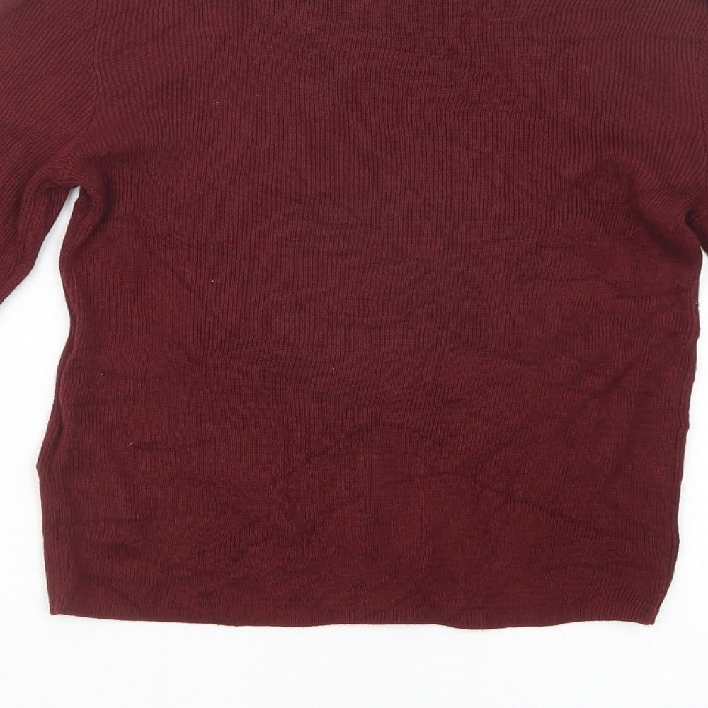 Womens UK Size M H&M Purple Pullover Jumper