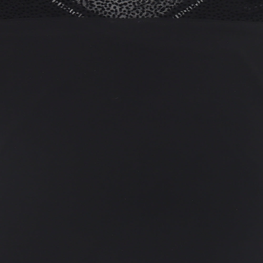 Womens UK Size 10 Amaryllis Black Basic Blouse