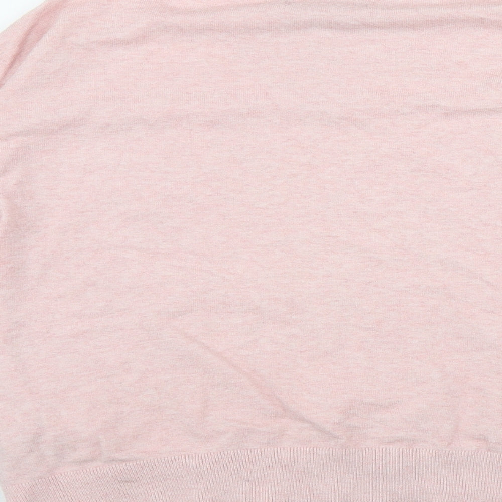Womens UK Size S Marks and Spencer Pink Pullover Jumper