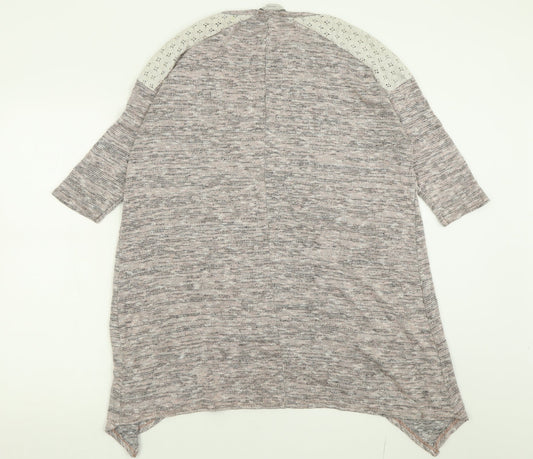 George Womens Purple Viscose Tunic T-Shirt Size 12 Crew Neck