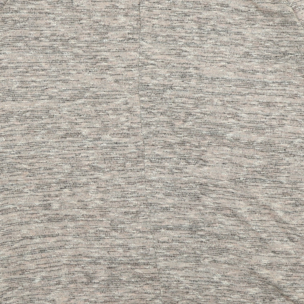 George Womens Purple Viscose Tunic T-Shirt Size 12 Crew Neck