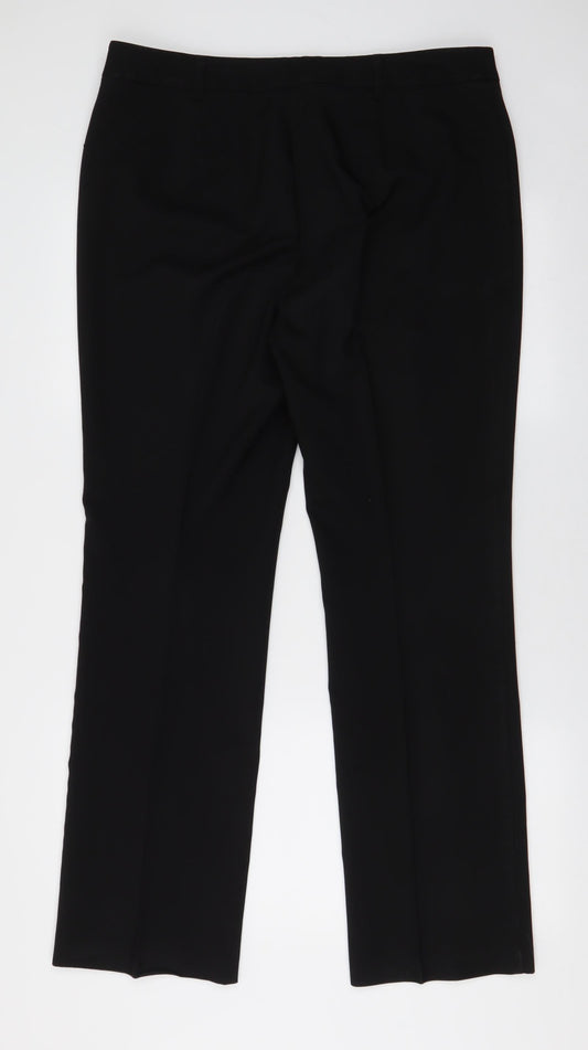 Womens UK Size 14 Papaya Regular Fit Beige Trousers