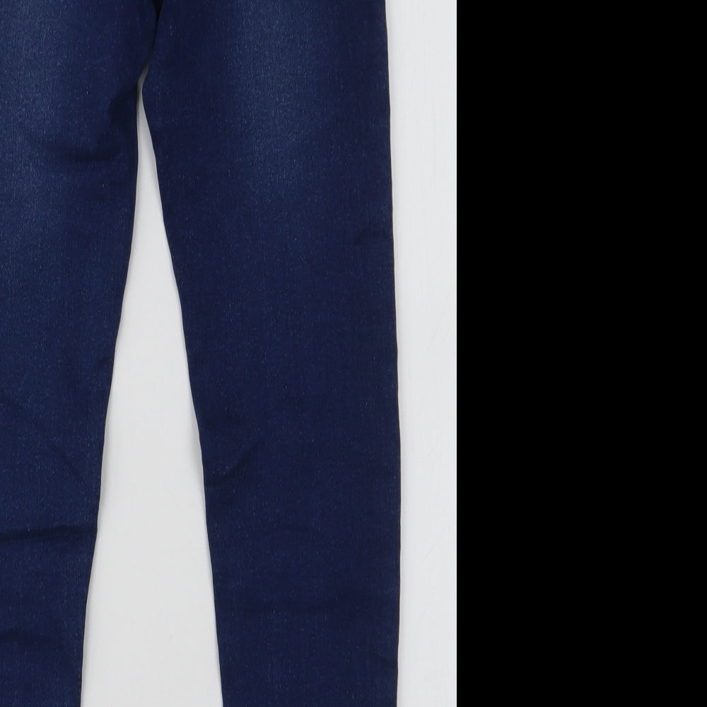 Dunnes Stores Boys Blue Cotton Skinny Jeans Size 9 Months Slim Zip