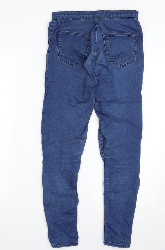 Topshop Womens Blue Cotton Jegging Jeans Size 28 in L26 in Slim