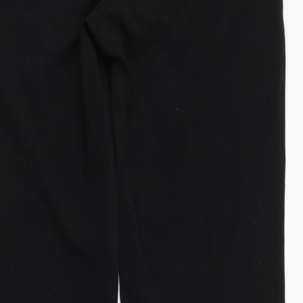 Womens UK Size 12 NEXT Regular Fit Black Trousers
