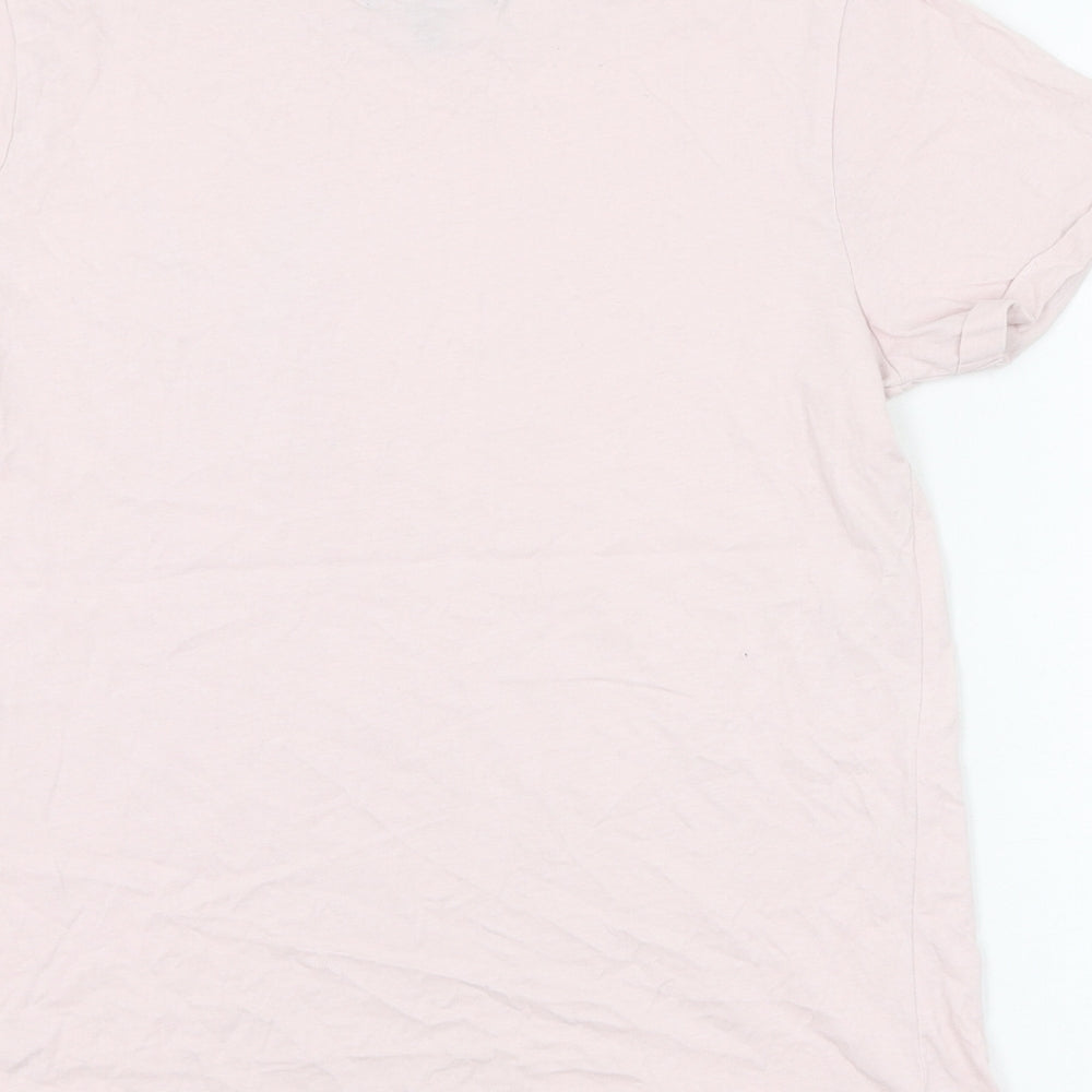 Womens UK Size 12 Paramour Pink Basic T-Shirt