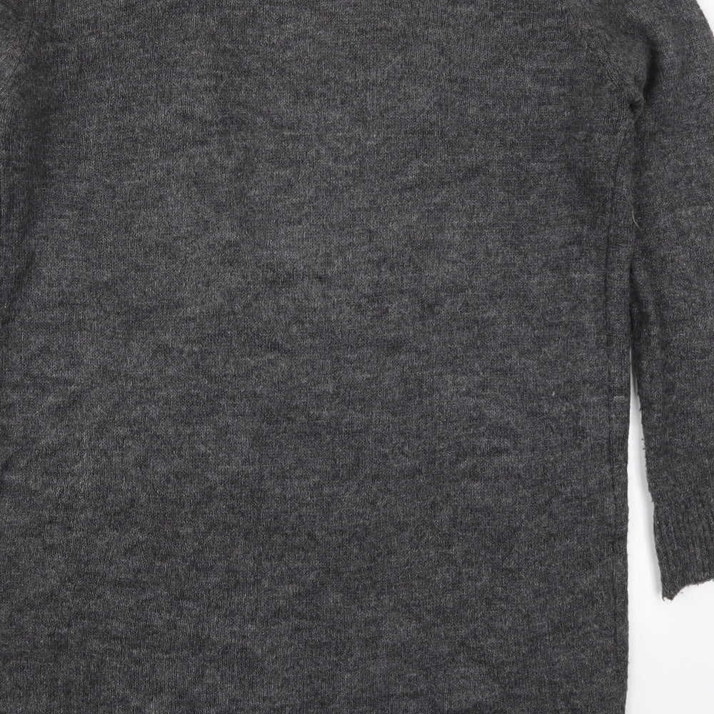 Womens UK Size S Isabella D Grey Cardigan Jumper
