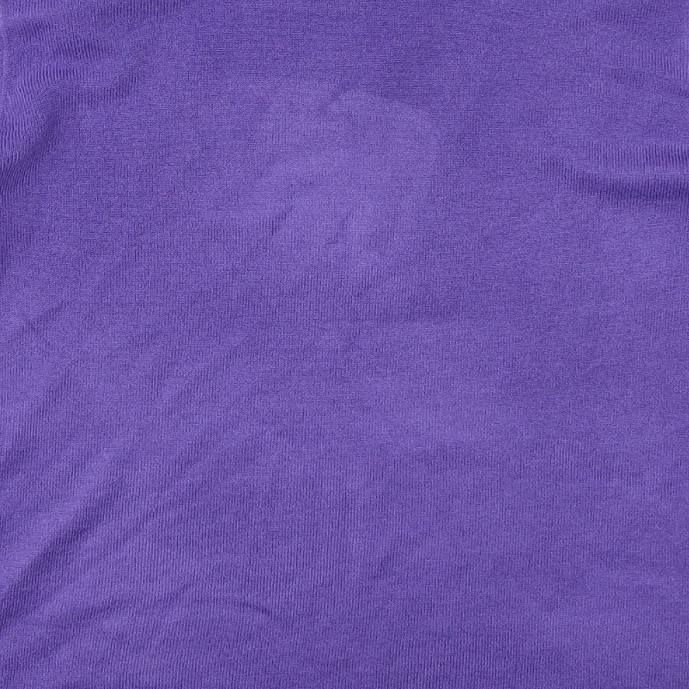 Womens UK Size M Preworn Purple Pullover Jumper