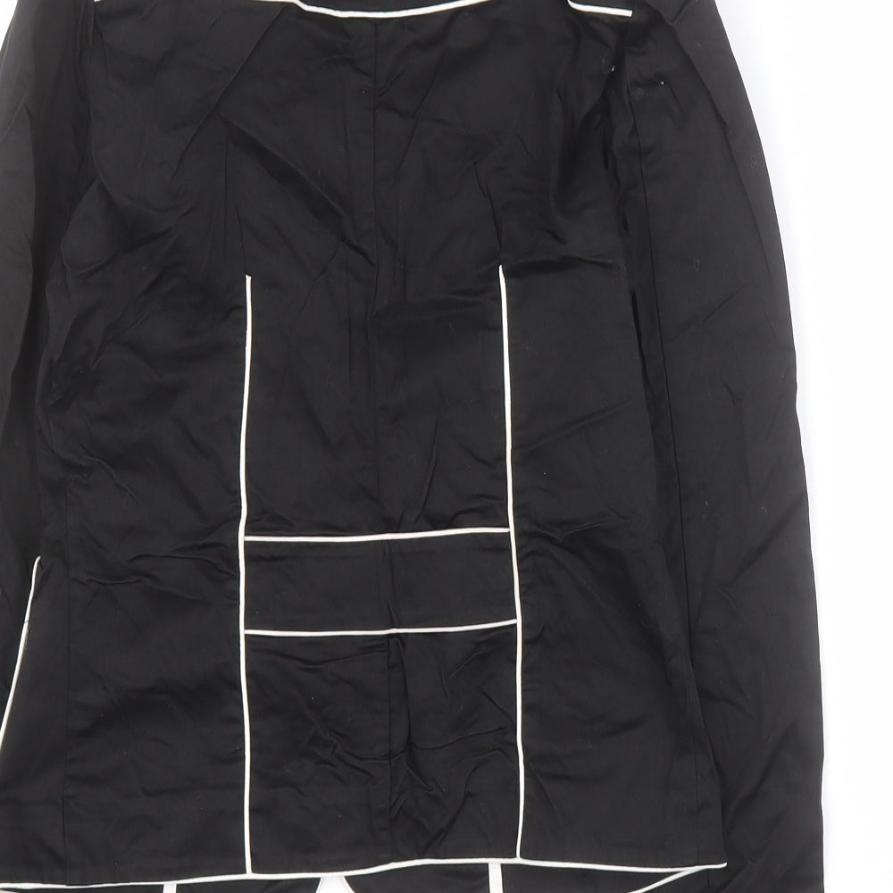 Select Womens Black Jacket Blazer Size 8 Button